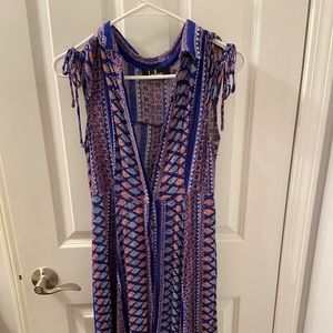 Lulus button front maxi dress